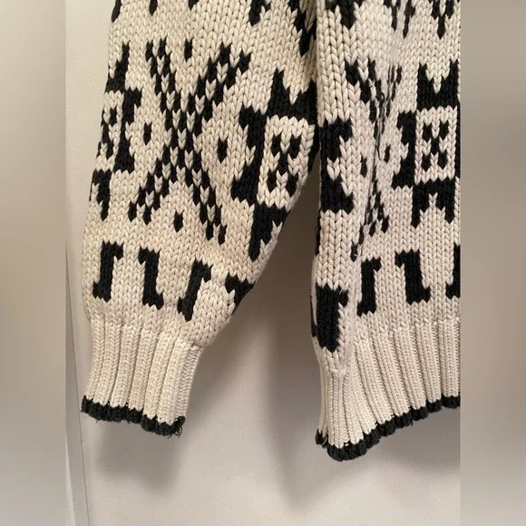 Vintage 90s GAP Fair Isle Crewneck Sweater men’s size medium grandpa fisherman - Picture 4 of 7